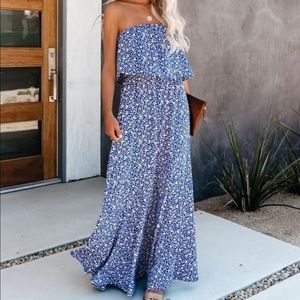 Mara strapless maxi dress by Vici